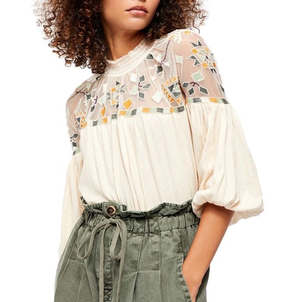 NWT Free People Monday Morning Top
